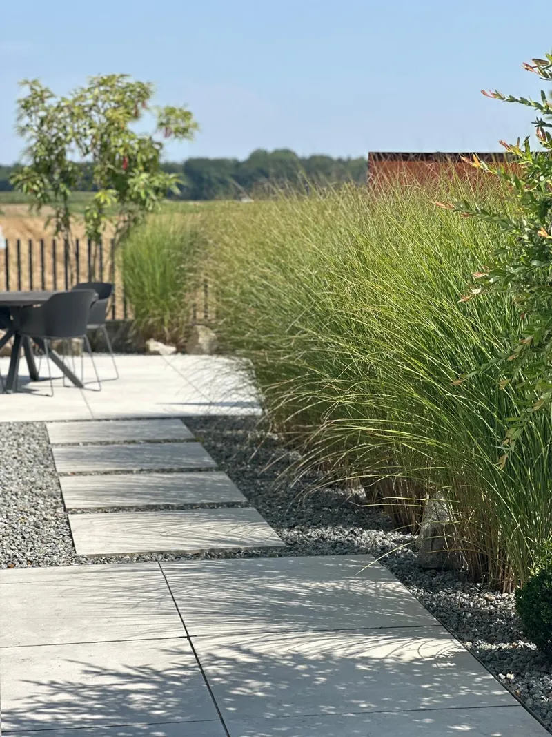 Ästhetische Gartenplanung von Blickebene