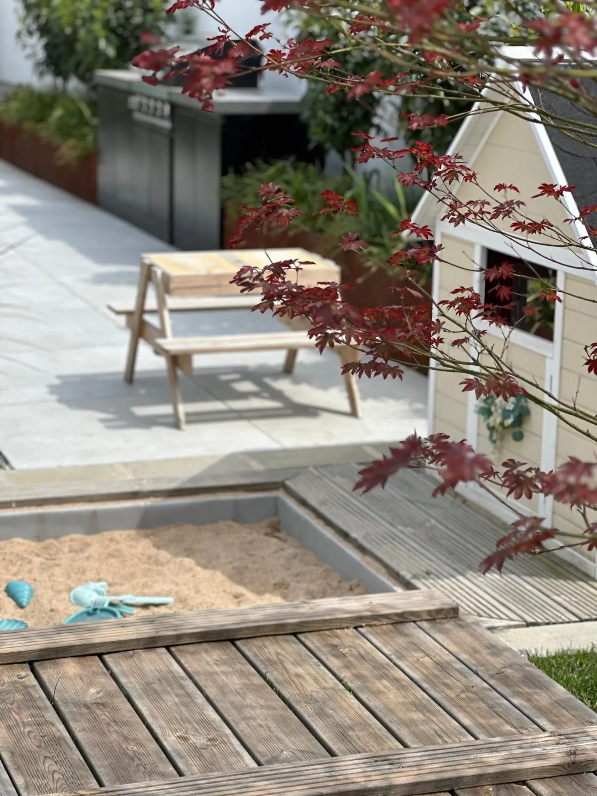 Sandkasten Ansicht 2